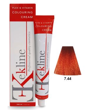 Tinte Ekline con Plex+Queratina Nº 7.44 100 ml.