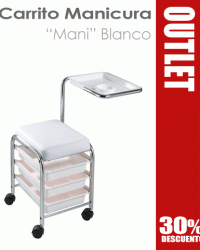 Carrito Manicura “Mani” Blanco