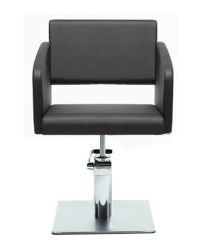 Sillón “Luxe Tok-Tok” Negro Pie Cromo